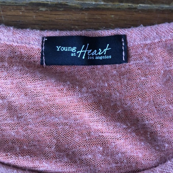 Light Red Boutique Tunic with lace - Picture 2 of 2